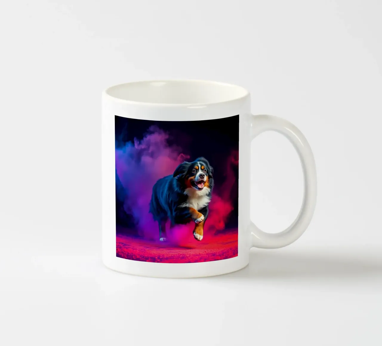 Le bouvier bernois coloré #30 mug en céramique de Yumis.Beargang.and.Me