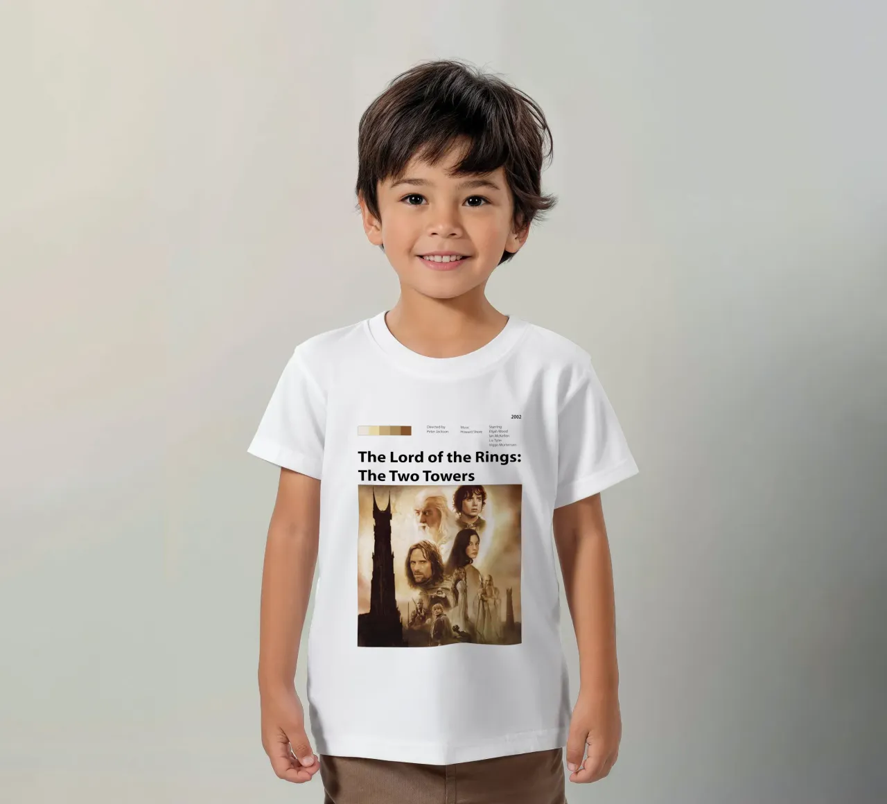 The Lord of the Rings: The Two Towers kids t-shirt by 🎞 The Movie Wall
