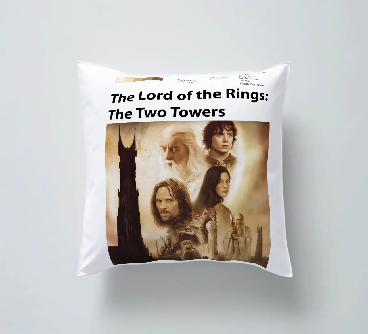 The Lord of the Rings: The Two Towers decorative cushion by 🎞 The Movie Wall