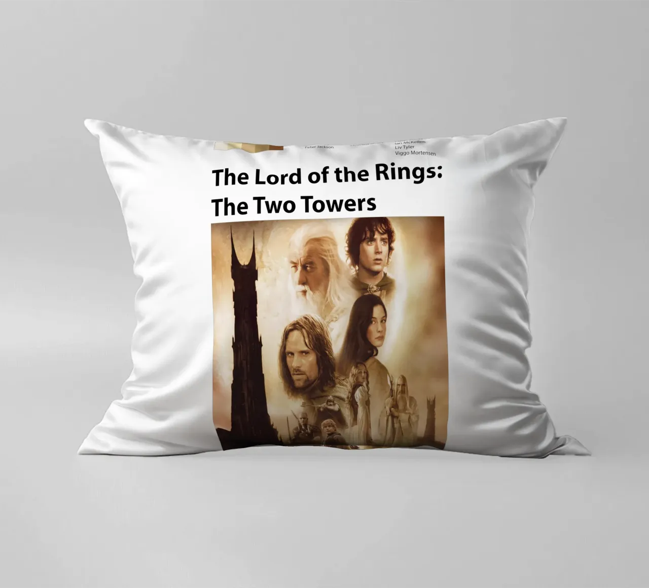 The Lord of the Rings: The Two Towers decorative cushion by 🎞 The Movie Wall