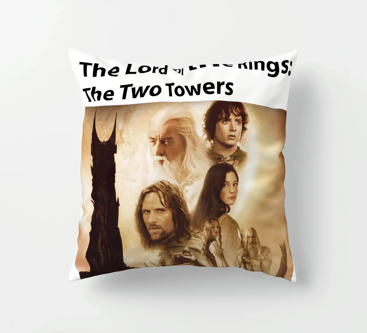 The Lord of the Rings: The Two Towers decorative cushion by 🎞 The Movie Wall