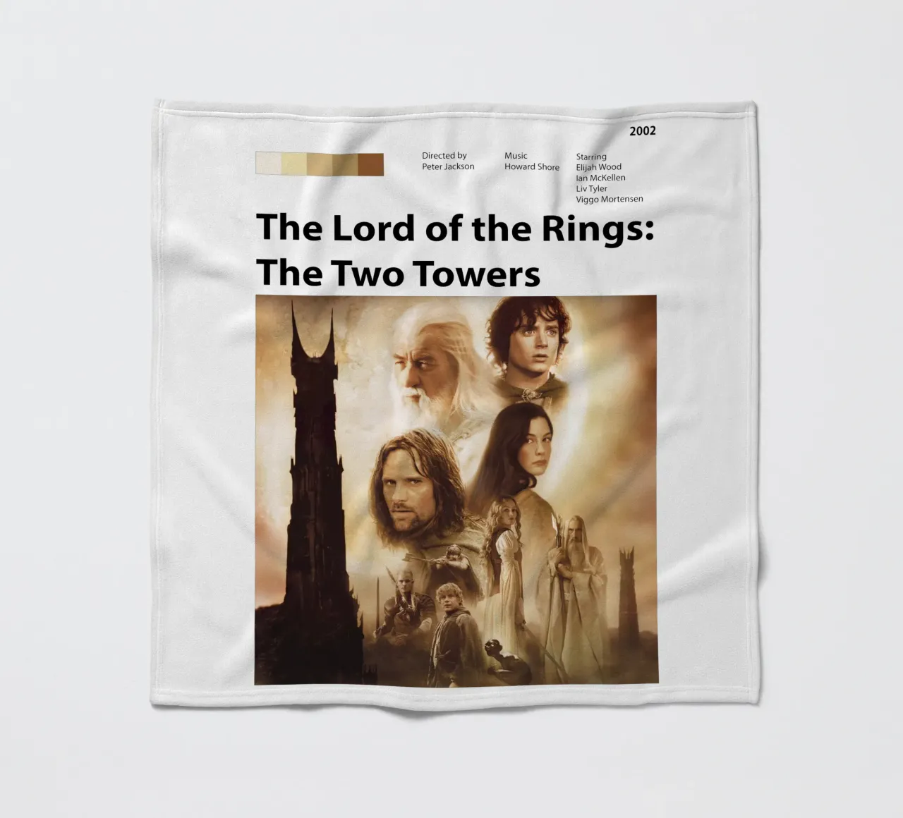 Il Signore degli Anelli: Le due torri coperta in pile da 🎞 The Movie Wall