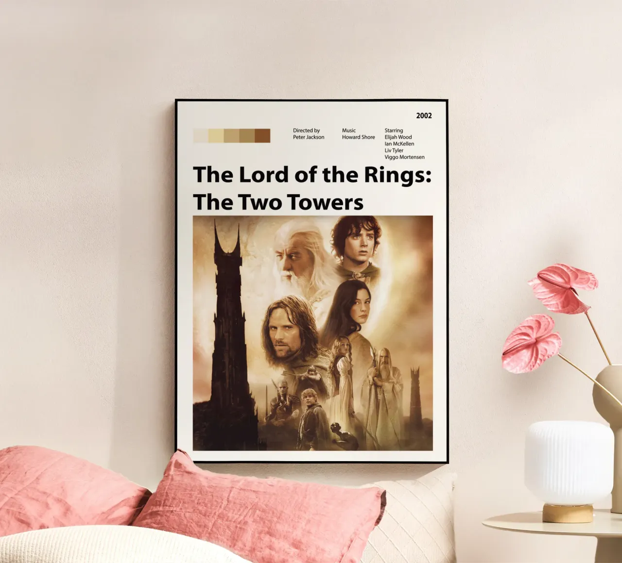 The Lord of the Rings: The Two Towers acrylic glass by 🎞 The Movie Wall