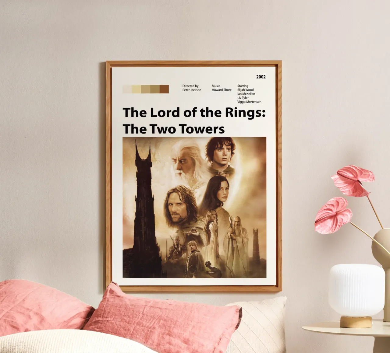 The Lord of the Rings: The Two Towers alu-dibond by 🎞 The Movie Wall