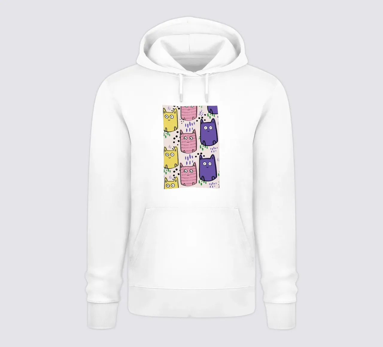 Colourful Cats Hoodie von Lora O'Callaghan