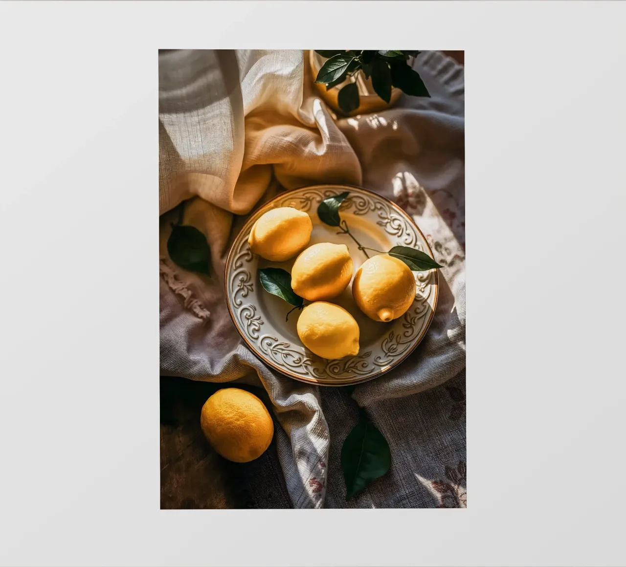 Lemons & Light telo in pvc da BLICKPUNKT