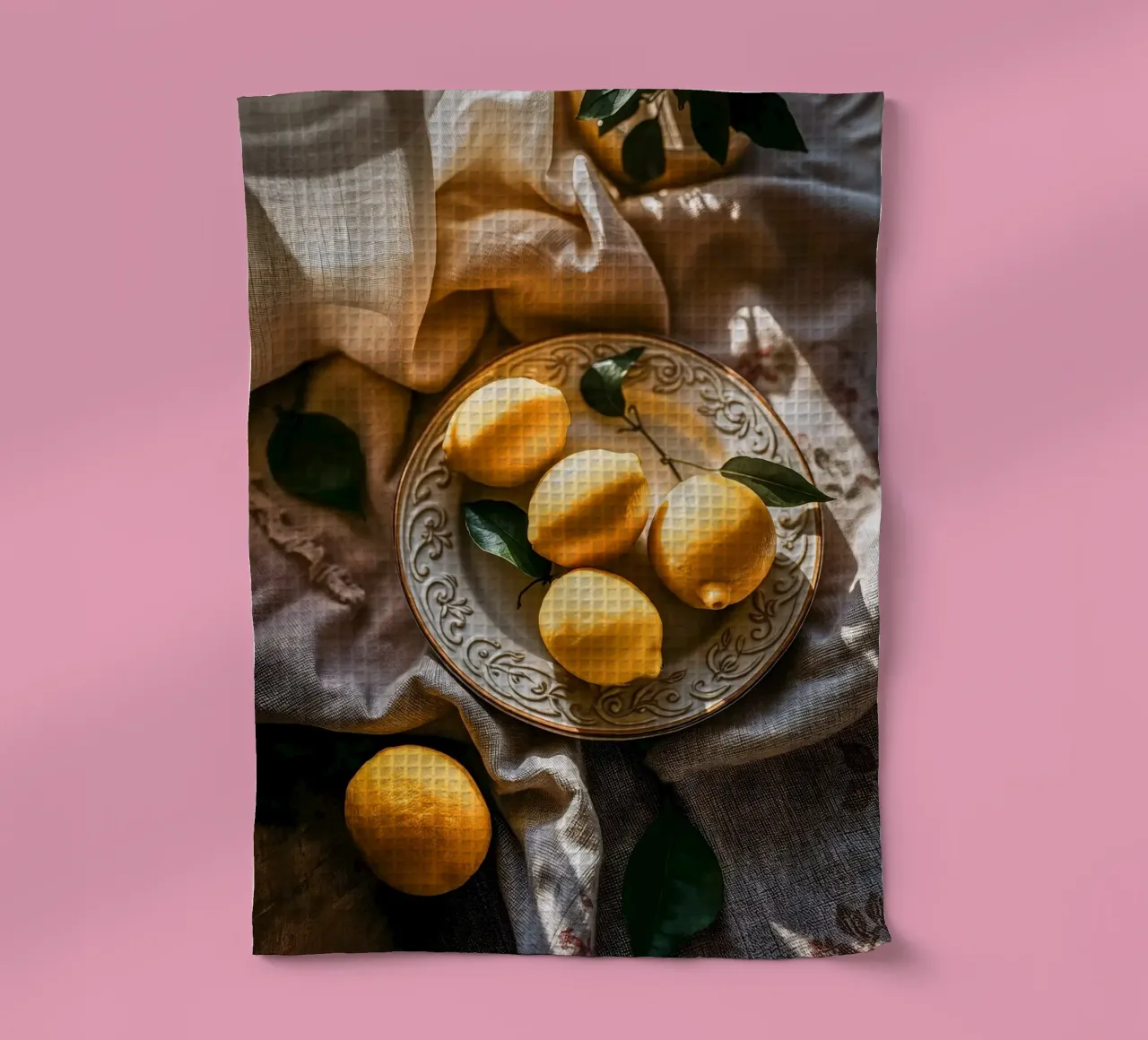 Lemons & Light canovaccio da cucina da BLICKPUNKT
