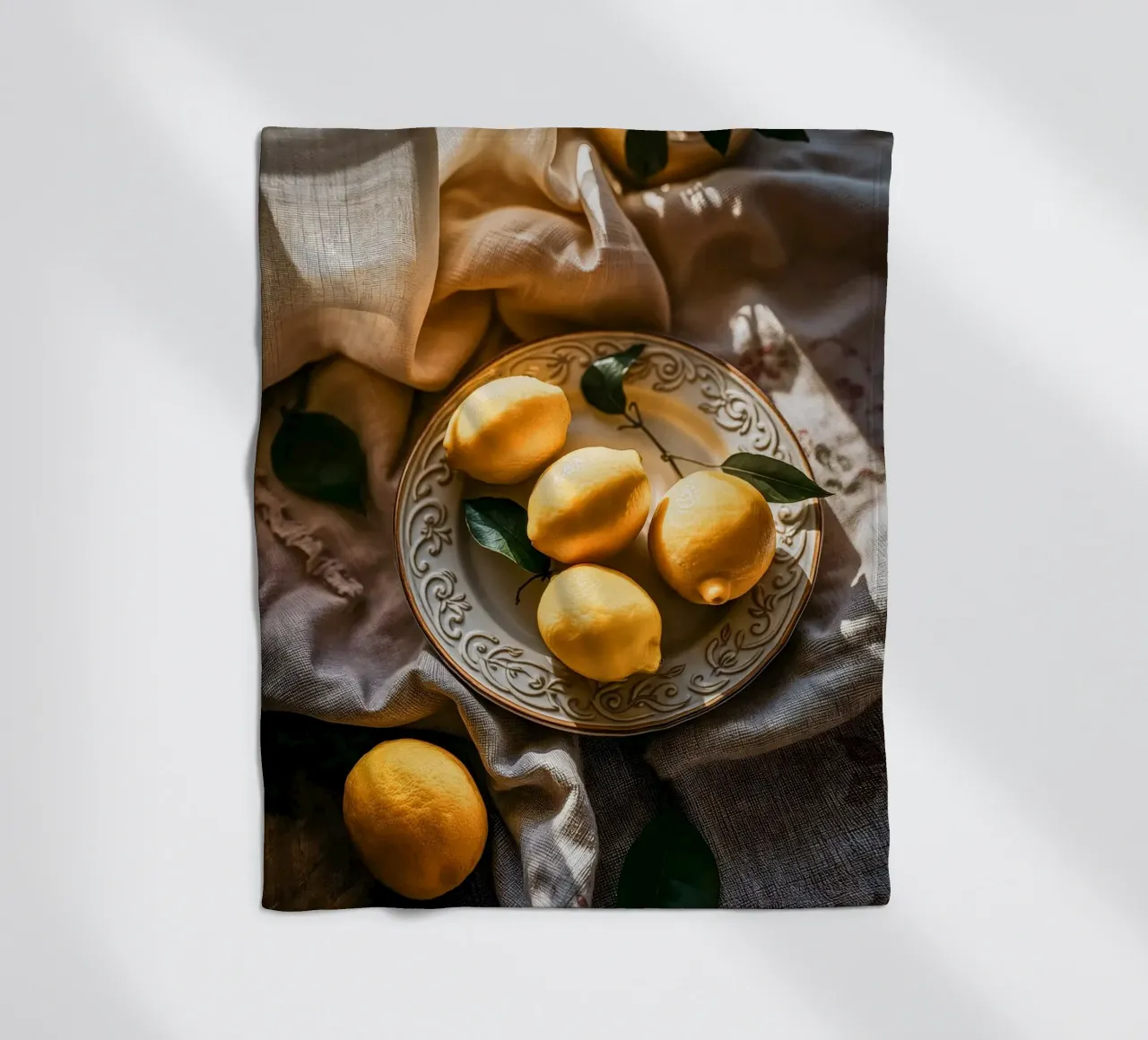 Lemons & Light coperta in pile da BLICKPUNKT
