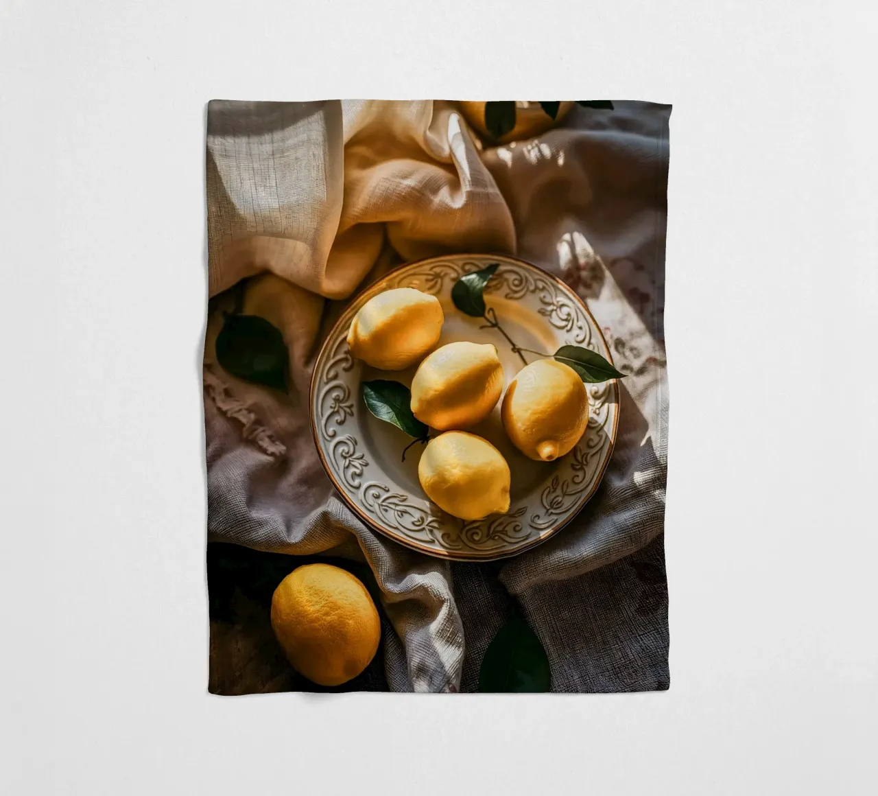 Lemons & Light coperta in pile da BLICKPUNKT