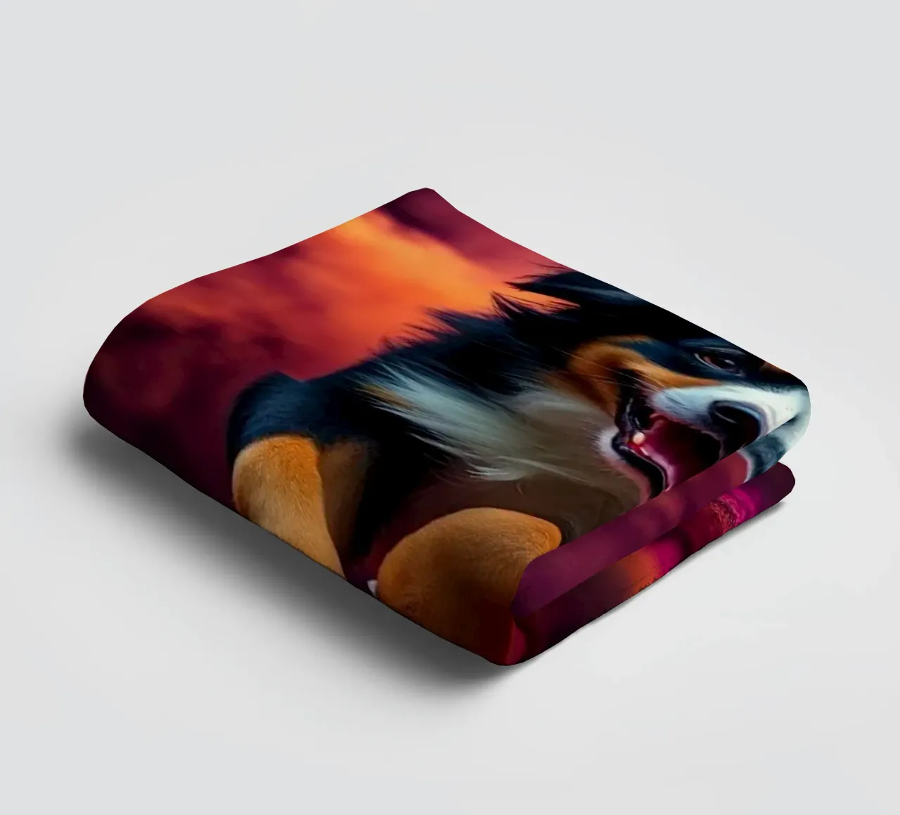 Le bouvier bernois coloré #32 serviette de bain de Yumis.Beargang.and.Me
