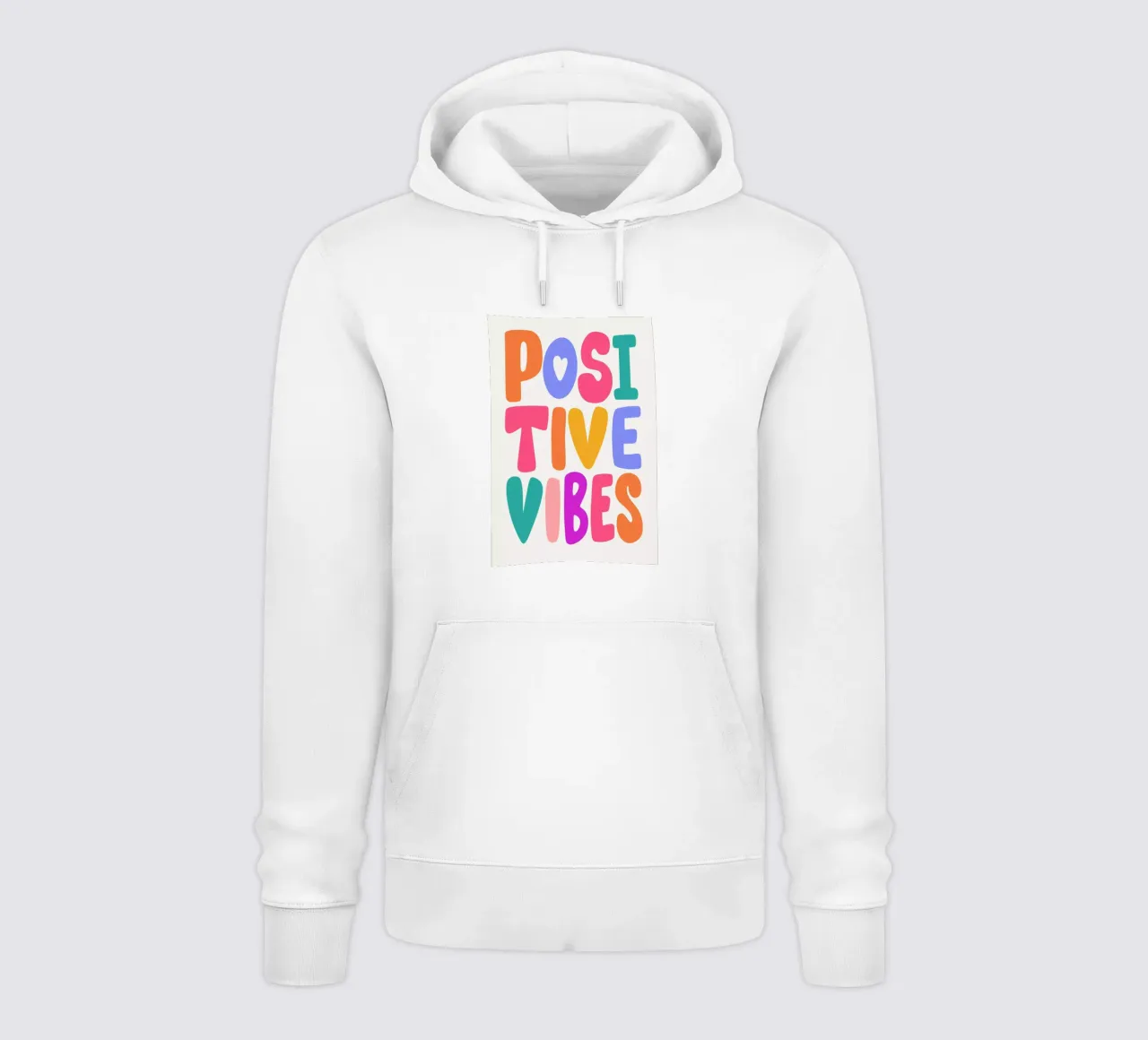 Positive Vibes felpa con cappuccio da Pure