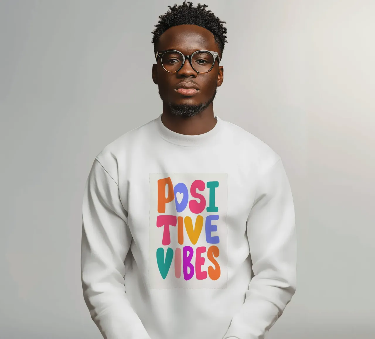 Positive Vibes sweatshirt van Pure