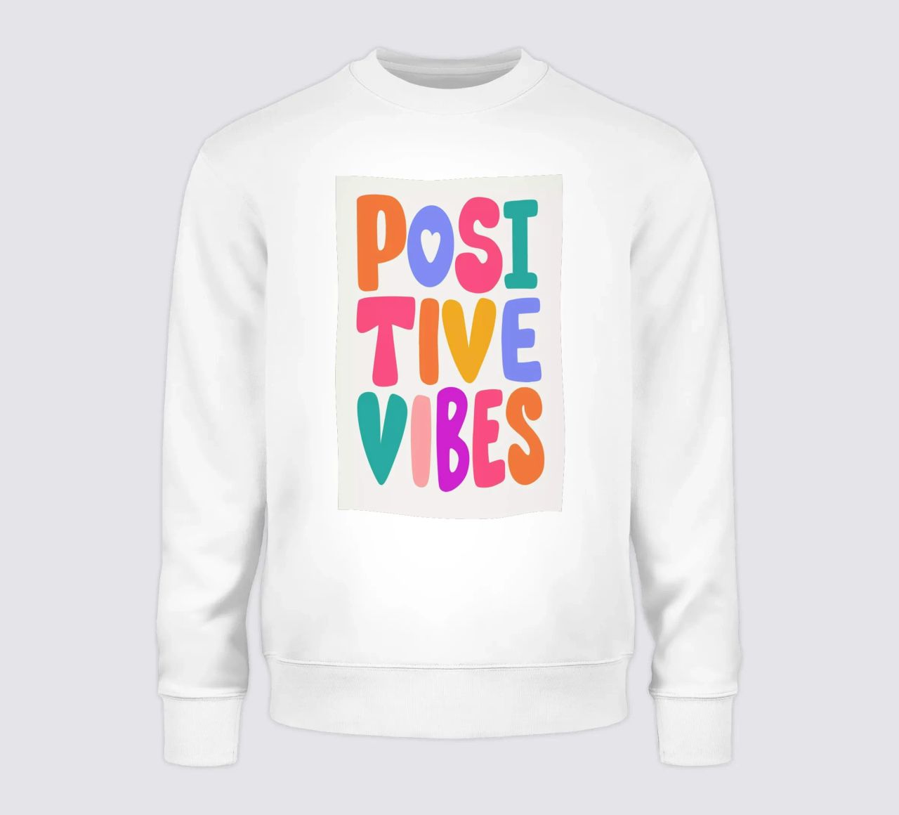 Positive Vibes felpa da Pure