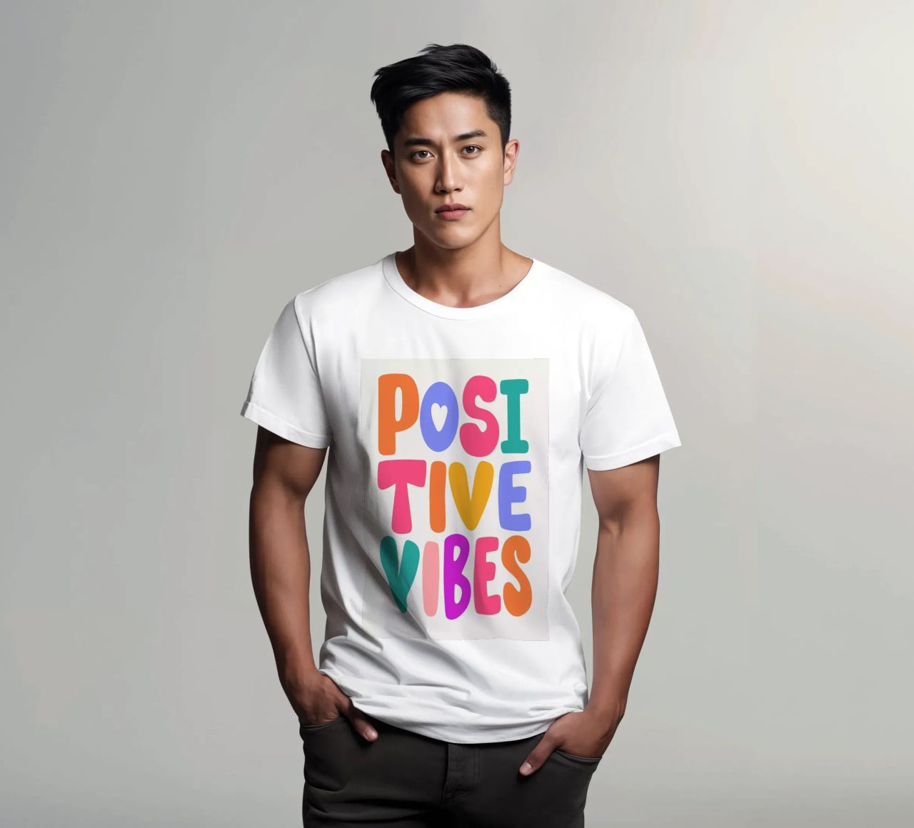 Positive Vibes t-shirt da Pure