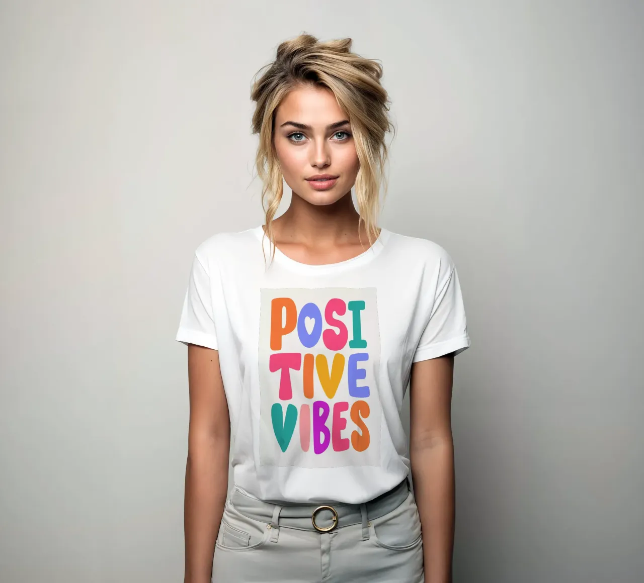 Positive Vibes t-shirt da donna da Pure