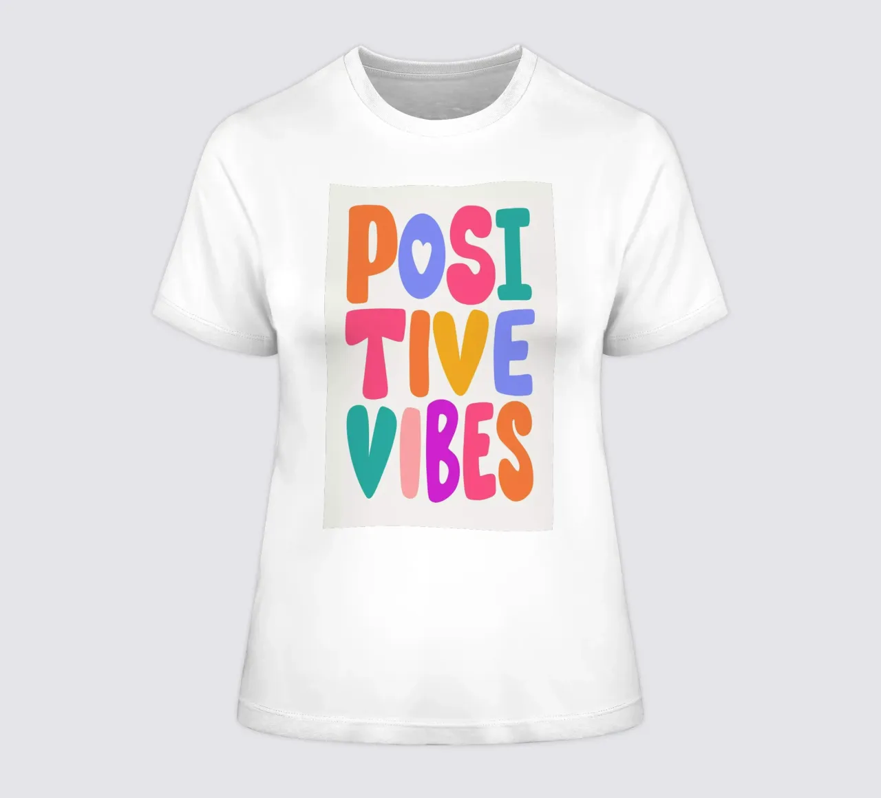 Positive Vibes t-shirt da donna da Pure