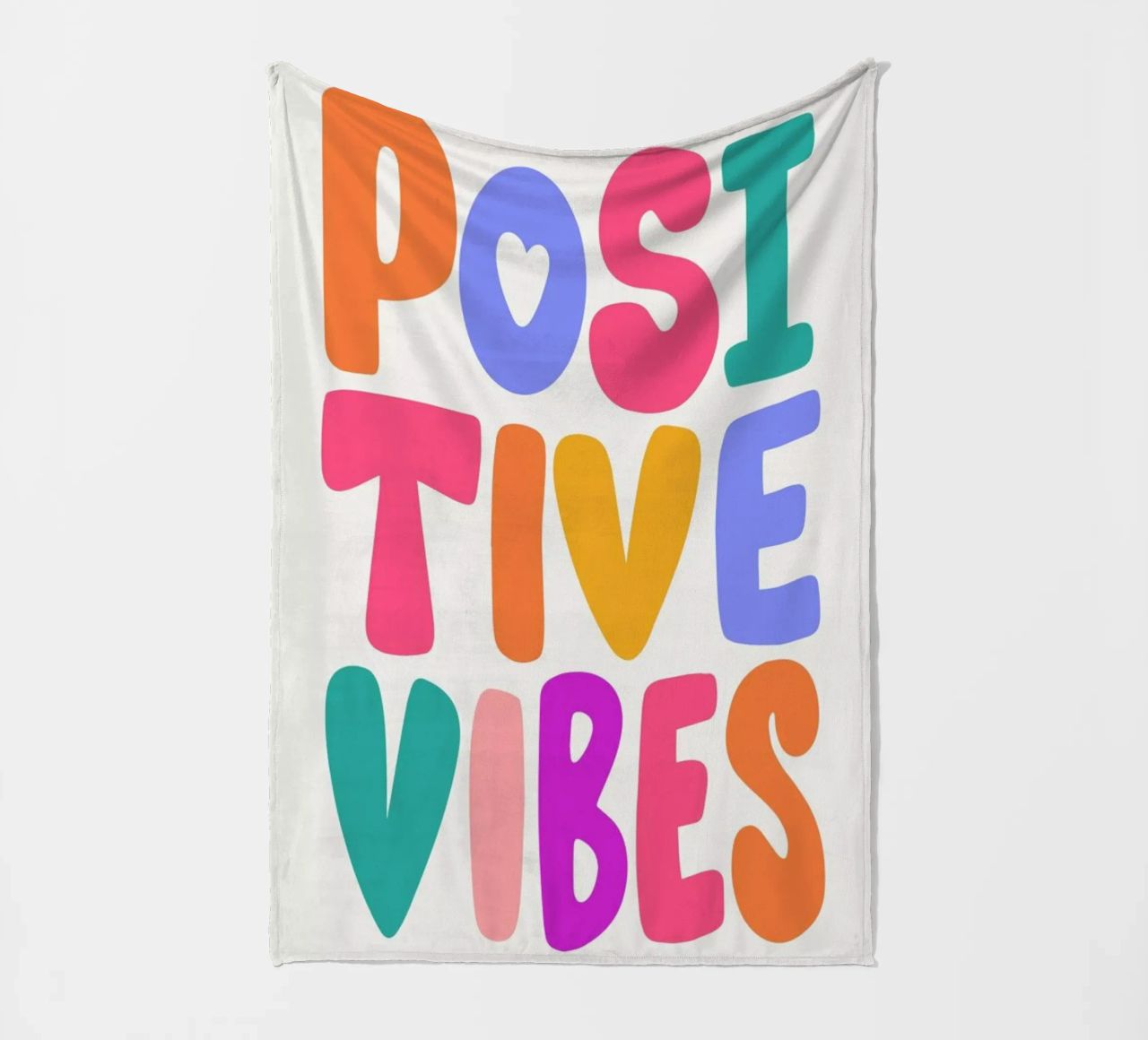 Positive Vibes coperta in pile da Pure