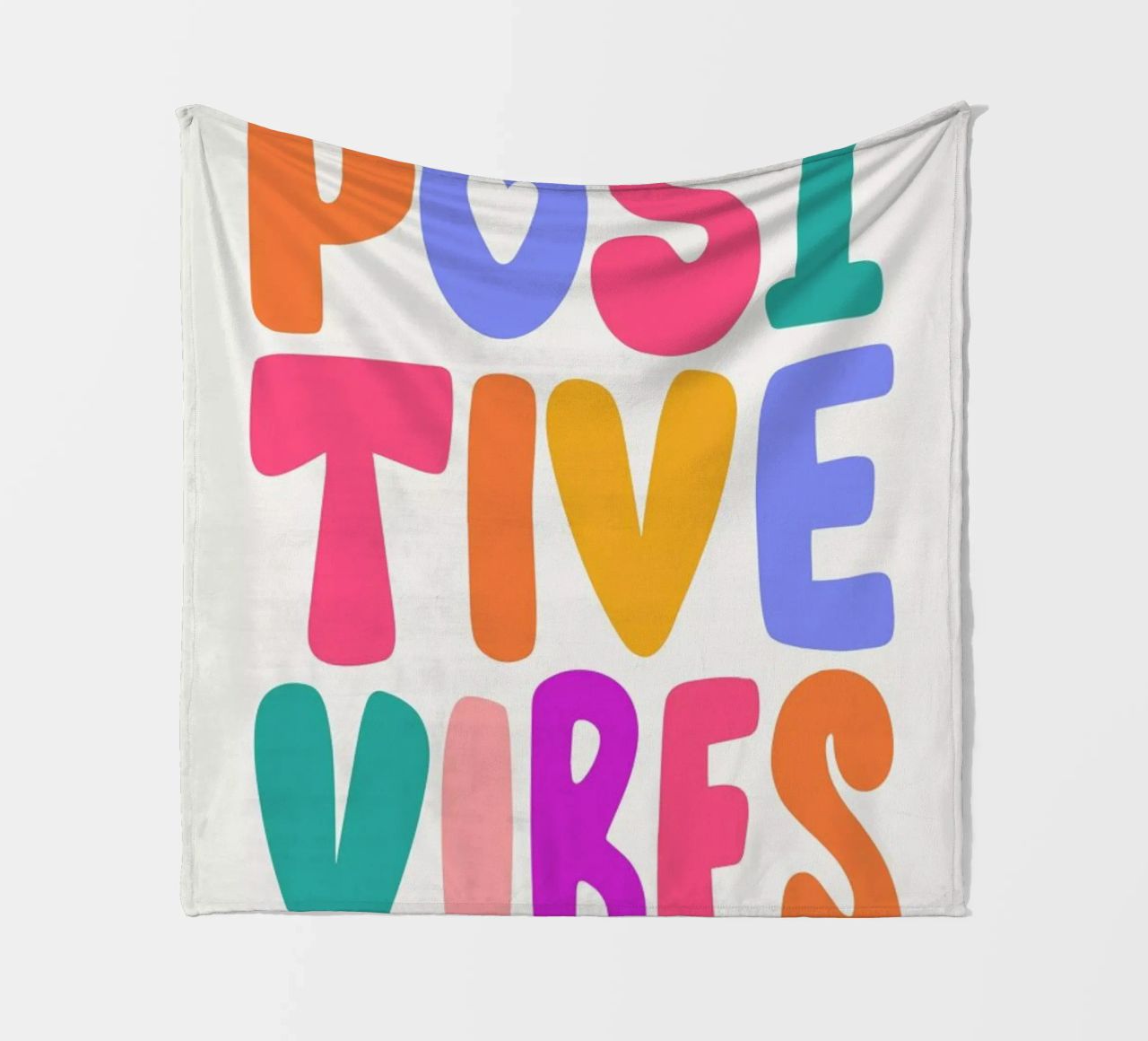 Positive Vibes coperta in pile da Pure