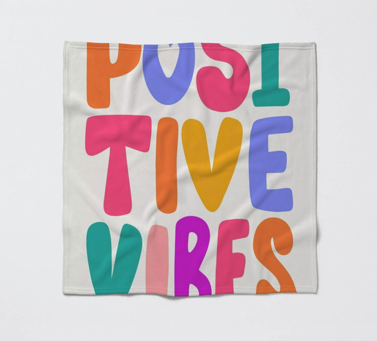 Positive Vibes coperta in pile da Pure