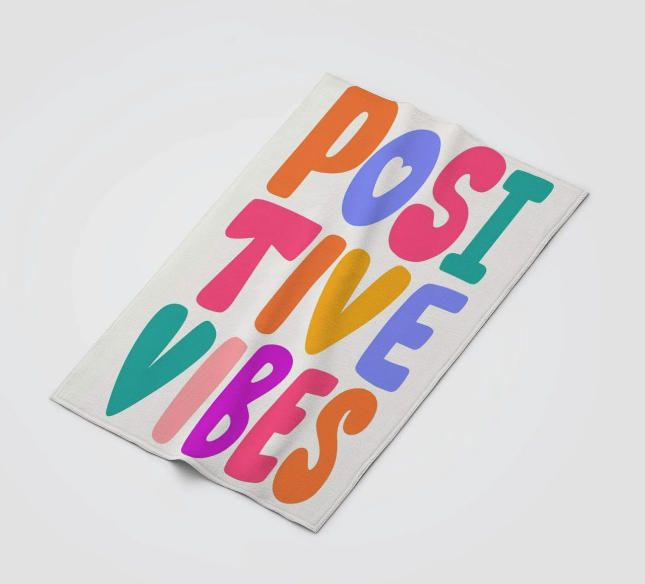 Positive Vibes coperta in pile da Pure