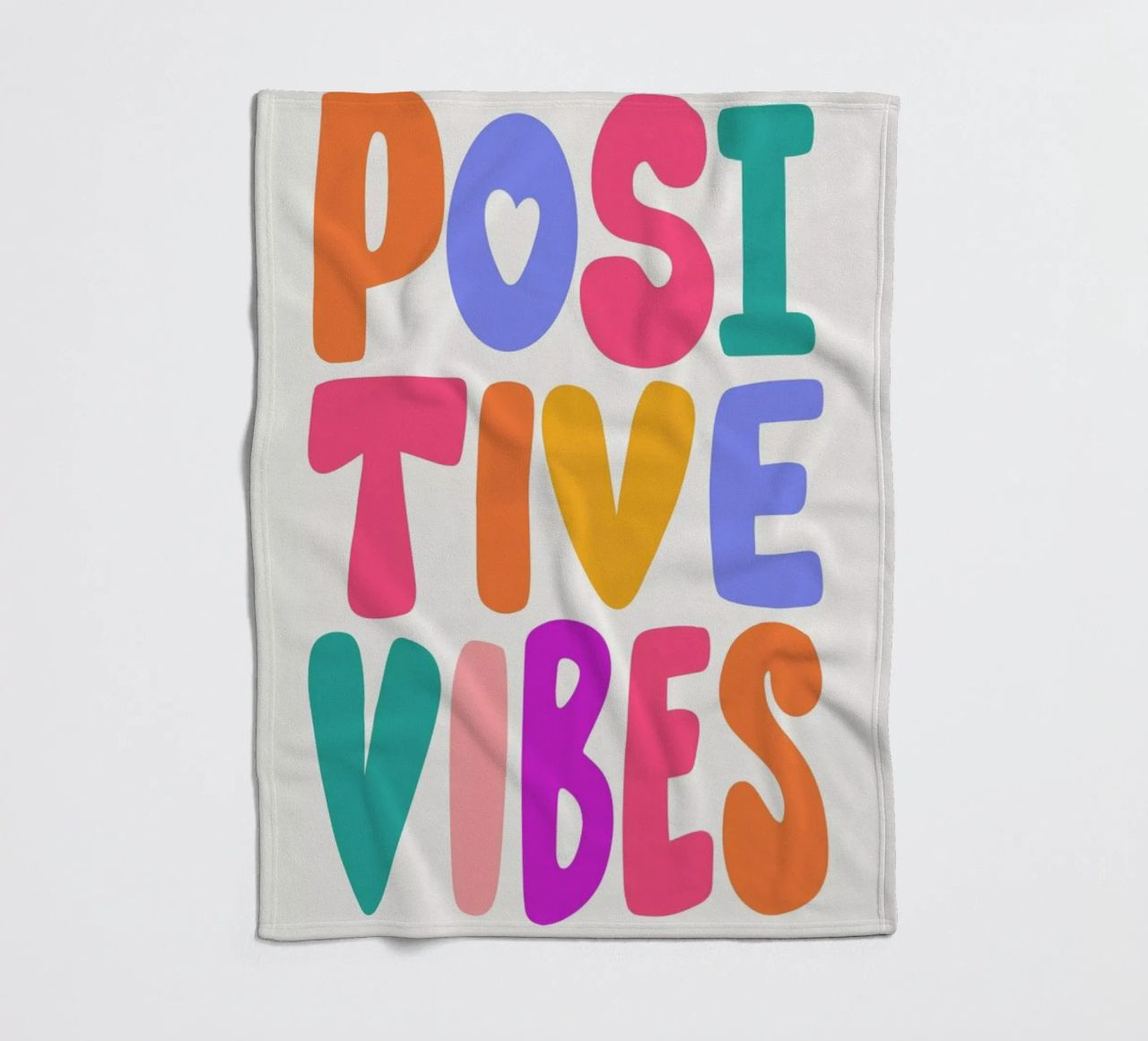 Positive Vibes coperta in pile da Pure