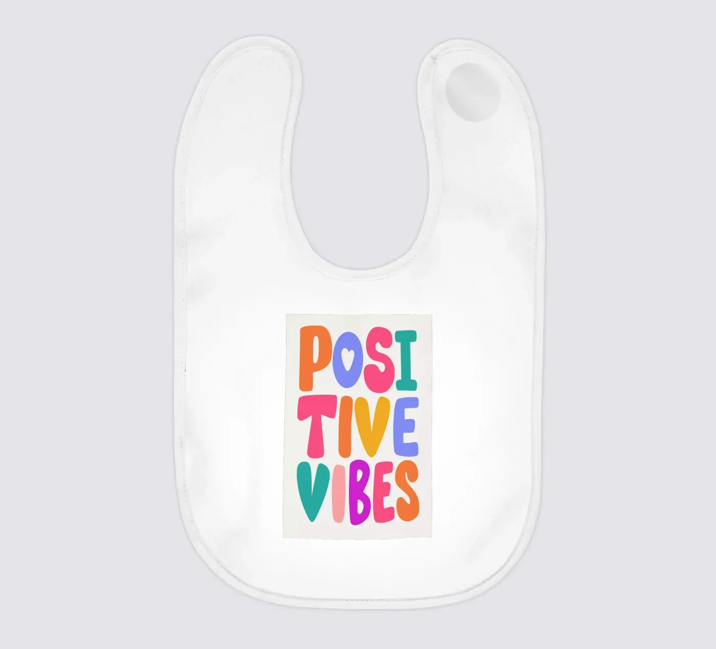 Positive Vibes bavaglino da Pure