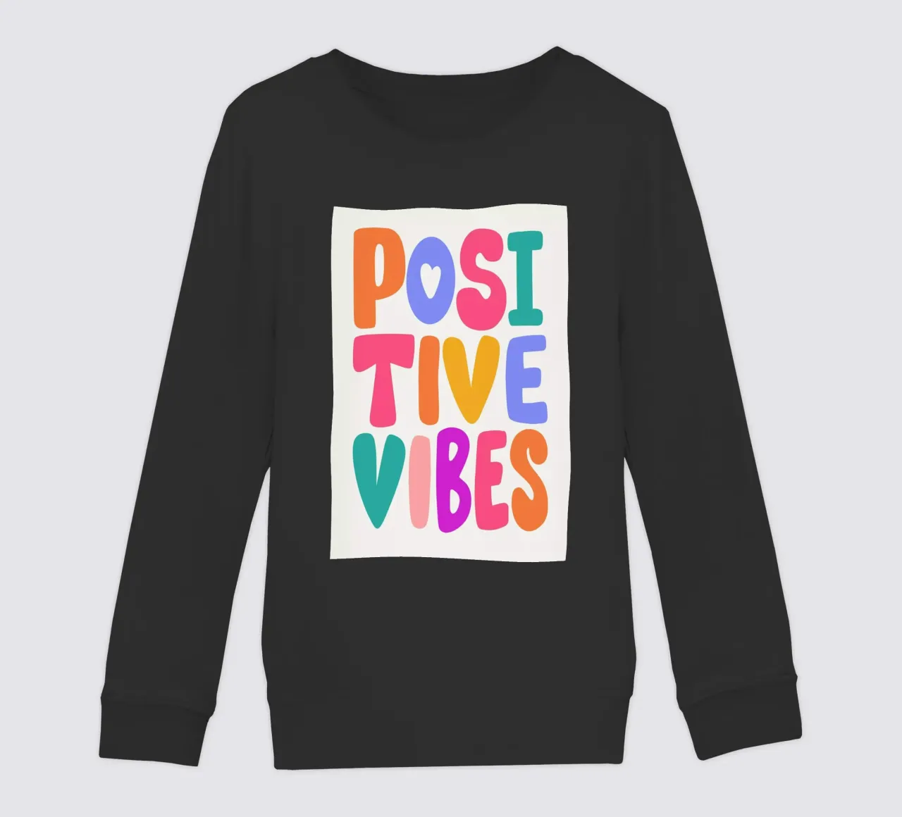 Positive Vibes felpa bambino da Pure