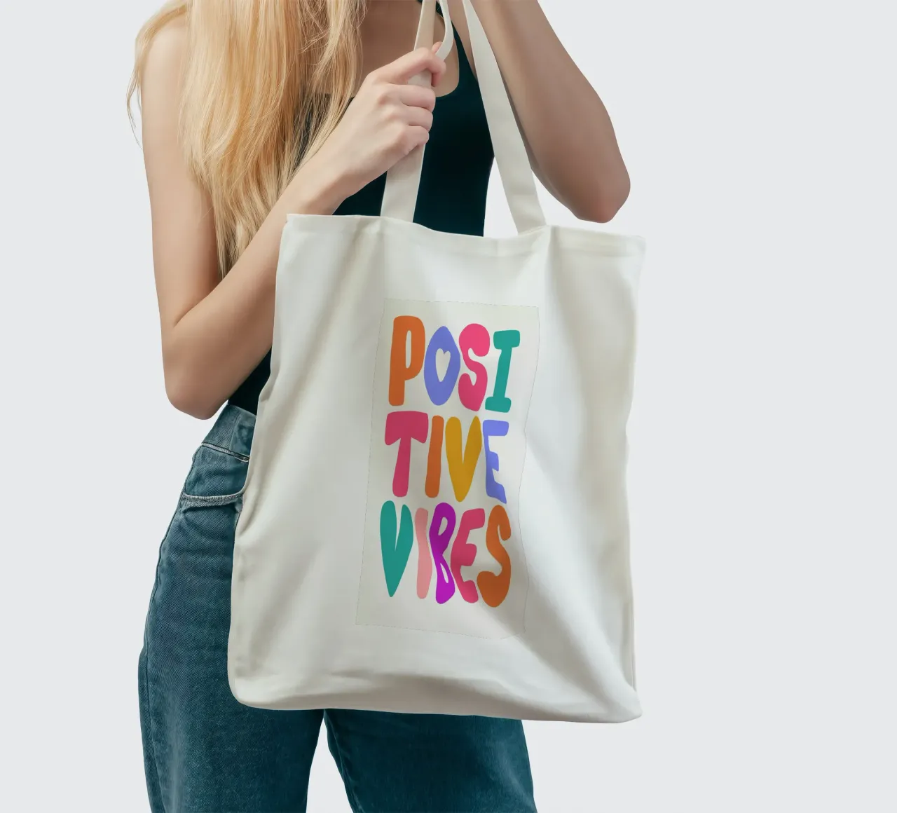 Positive Vibes tote bag de Pure