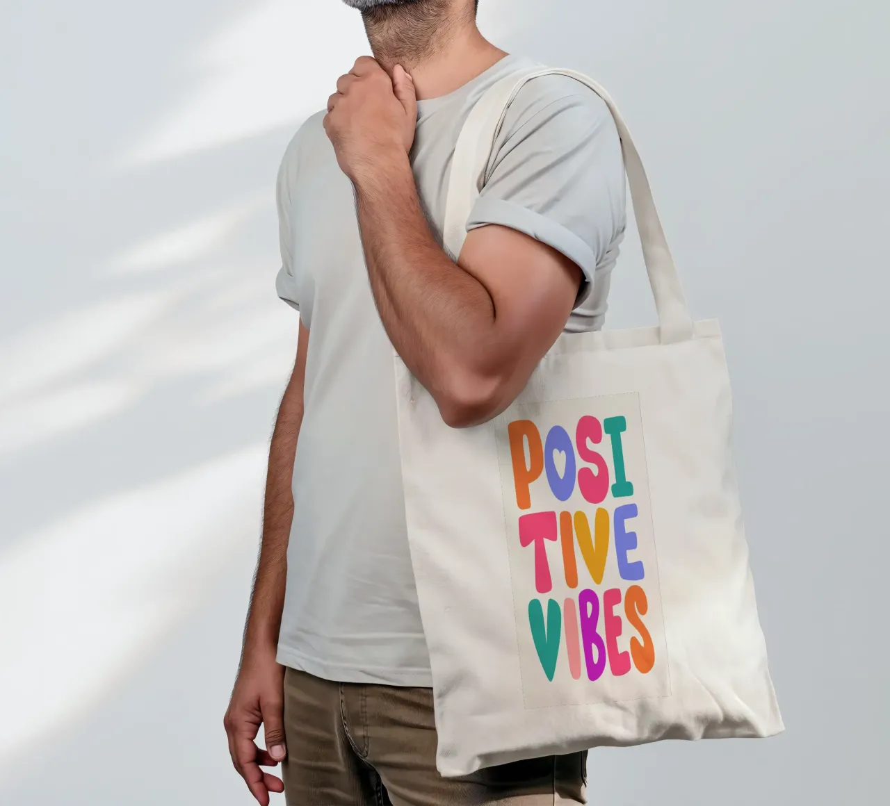 Positive Vibes tote bag de Pure