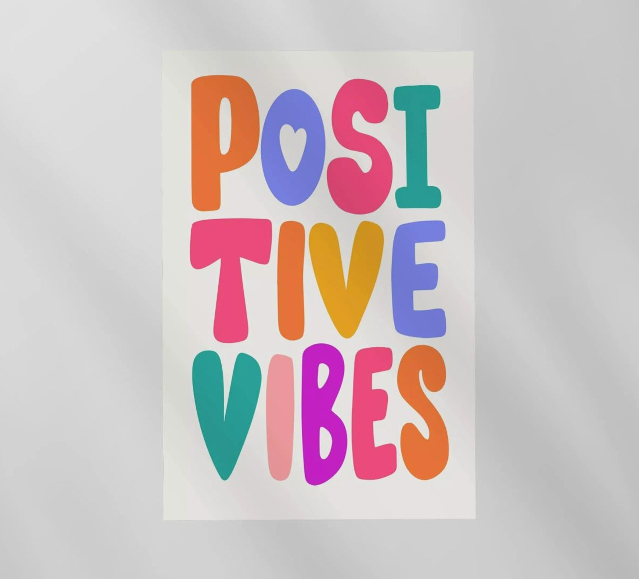 Positive Vibes pellicola backlit da Pure