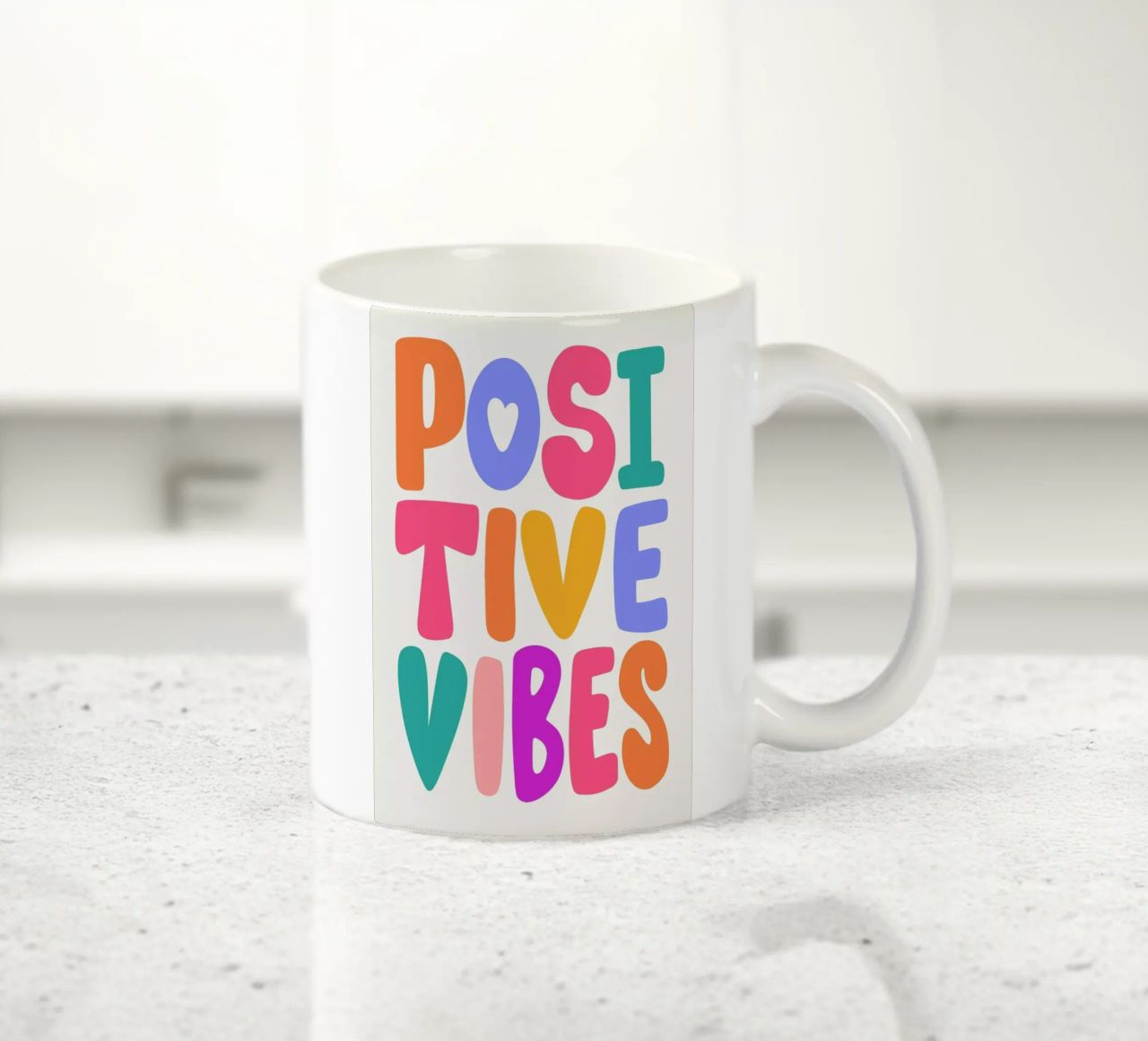Positive Vibes tazza in ceramica da Pure