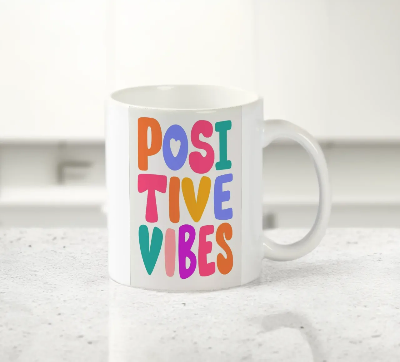 Positive Vibes tazza in ceramica da Pure