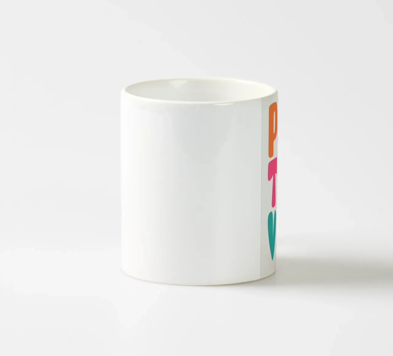 Positive Vibes Keramik Tasse von Pure