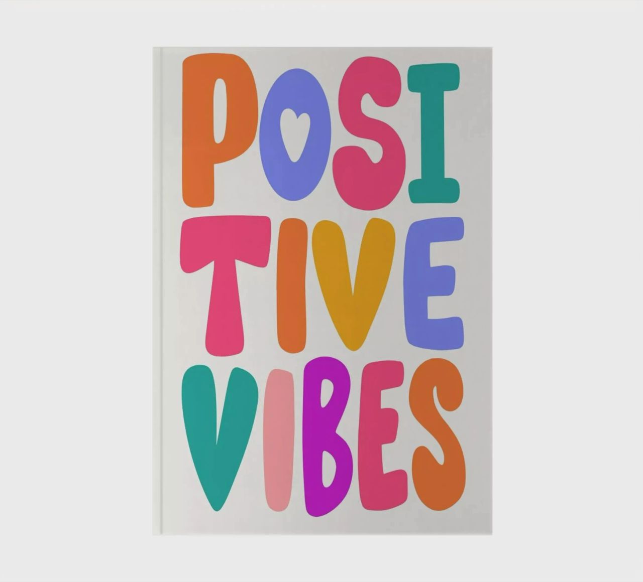 Positive Vibes notebook by Pure