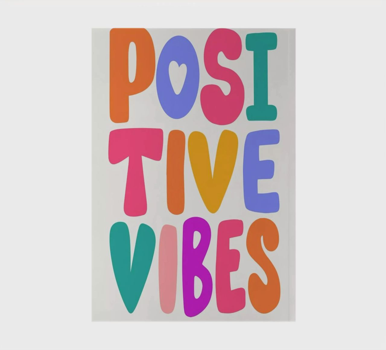 Positive Vibes notebook by Pure