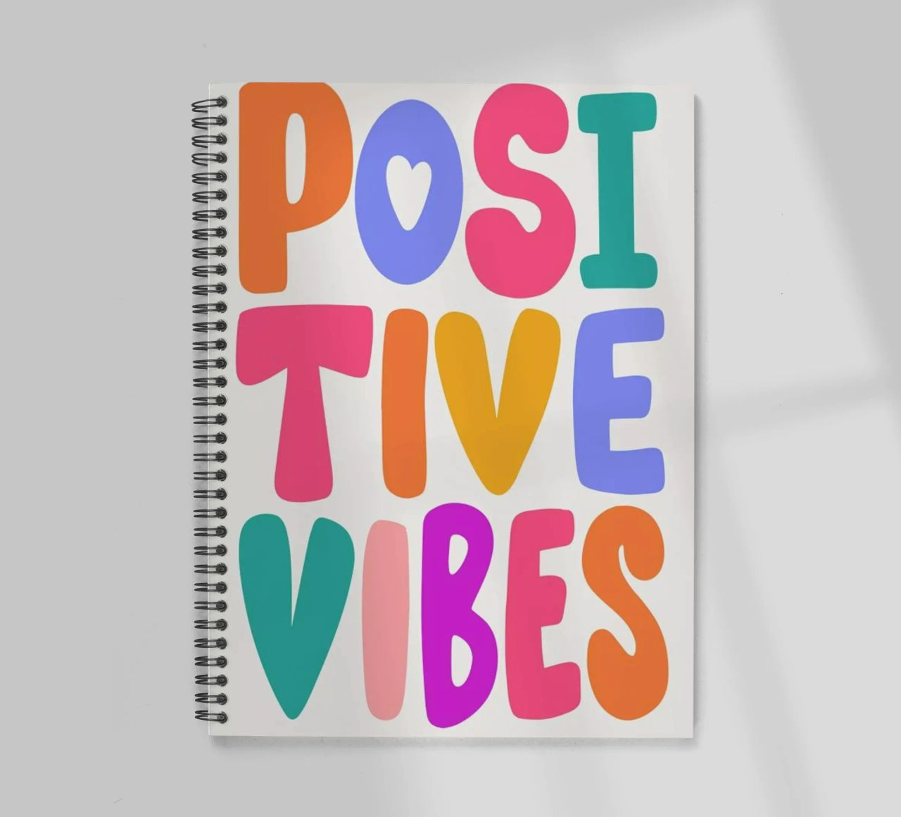 Positive Vibes spiral notebook by Pure