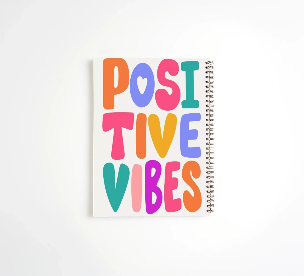 Positive Vibes spiral notebook by Pure