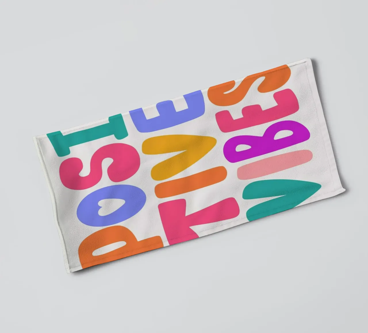 Positive Vibes Handtuch von Pure