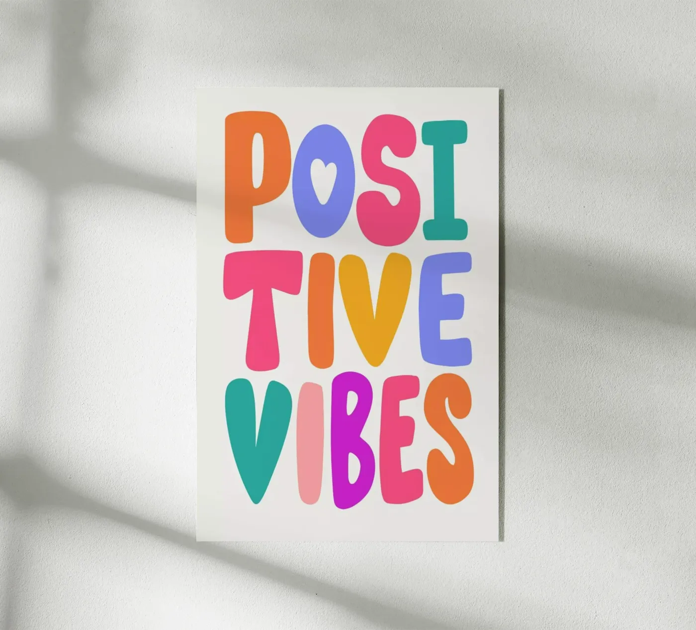 Positive Vibes plexiglass da Pure