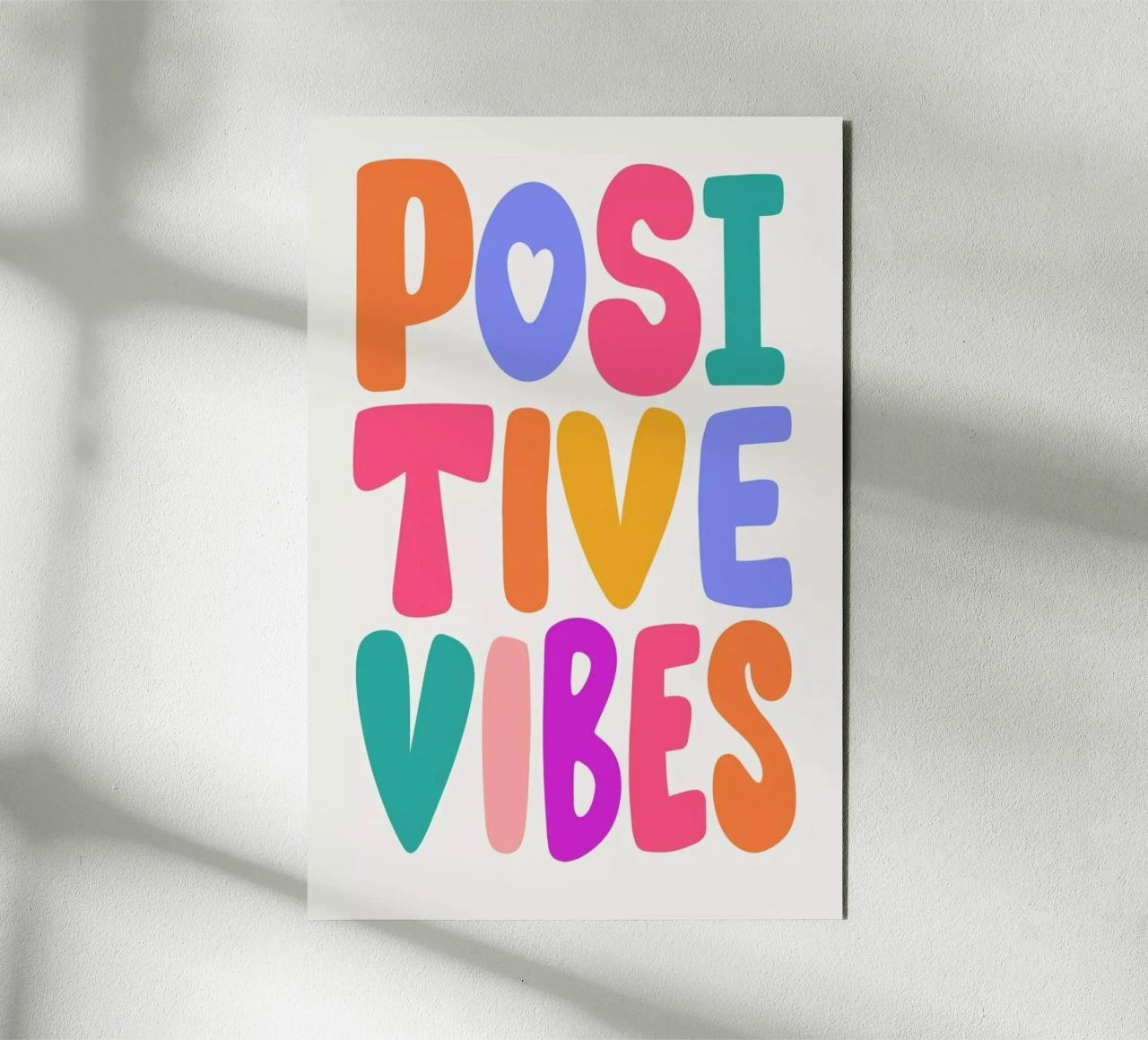 Positive Vibes alluminio dibond da Pure