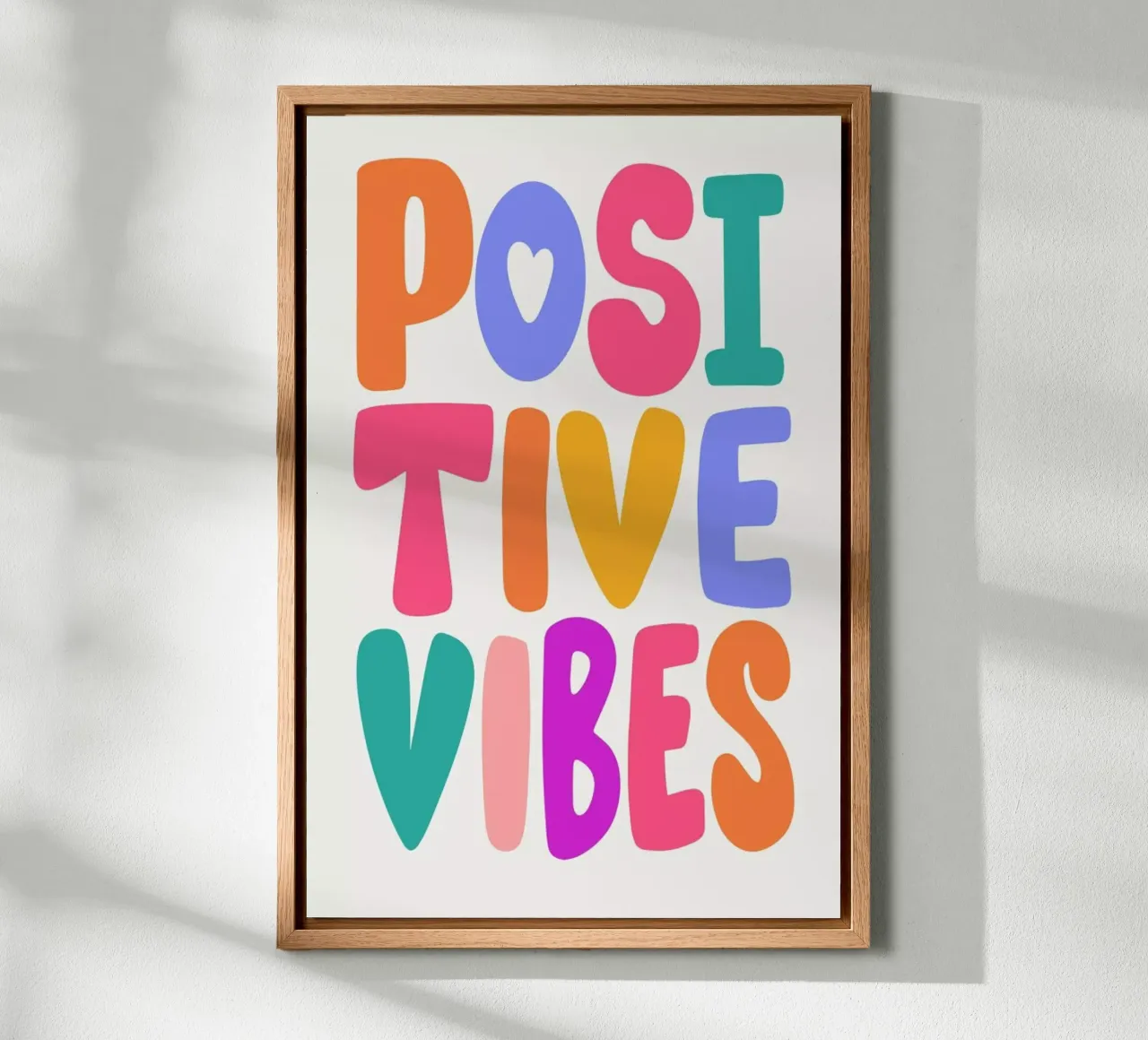 Positive Vibes canvas by Pure