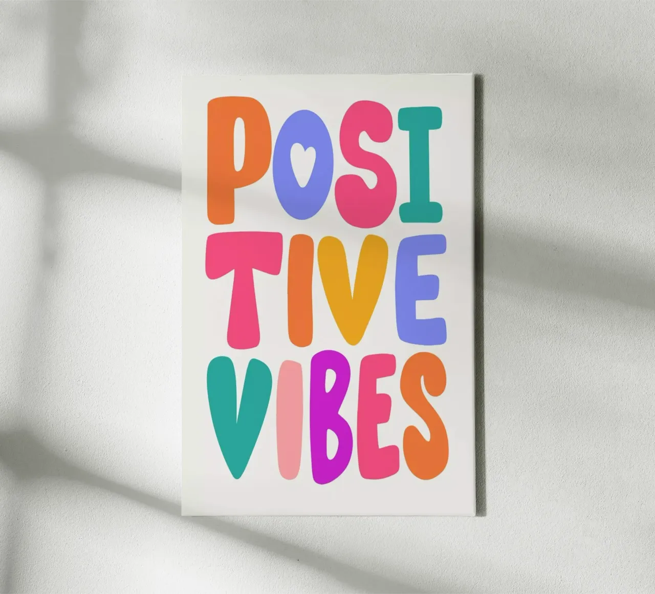 Positive Vibes canvas by Pure