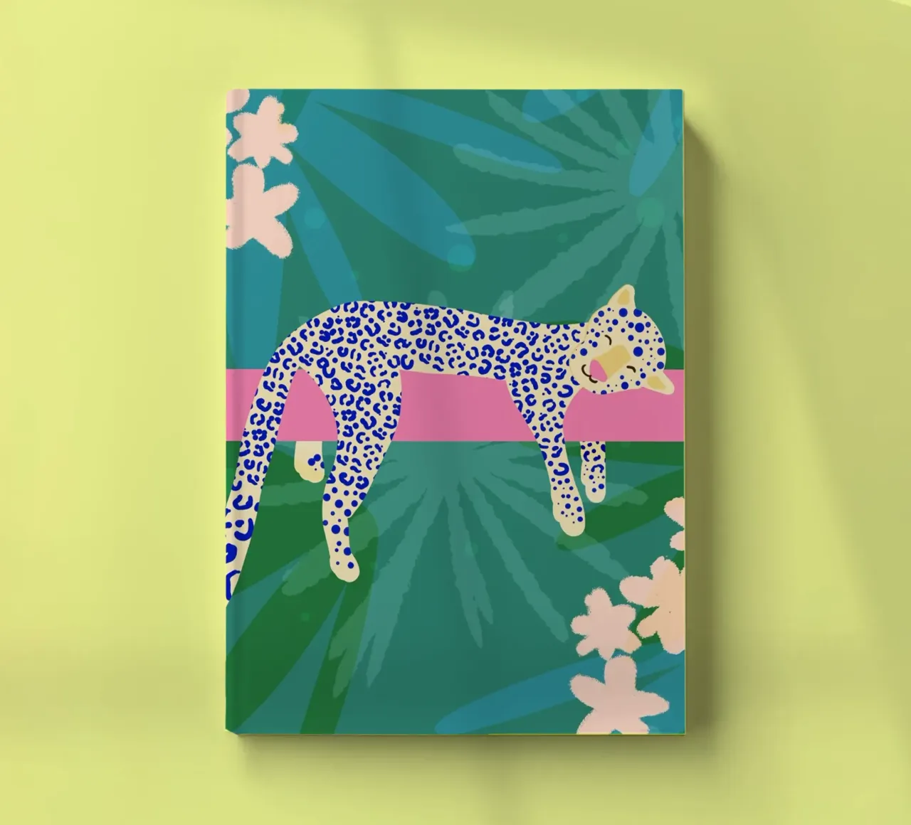 Leopard relaxed notebook by Julia Reyelt