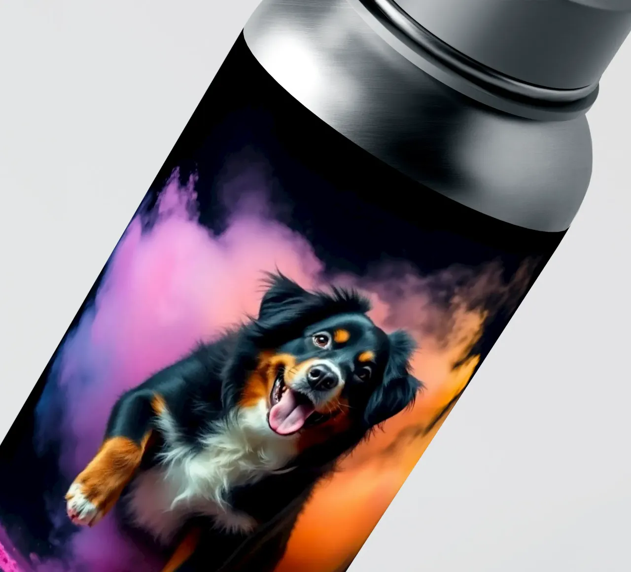 The colorful Bernese Mountain Dog #36 sticker by Yumis.Beargang.and.Me