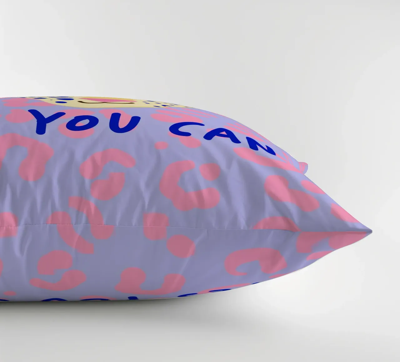 Yes you can, Leopard 1 cuscino da Julia Reyelt