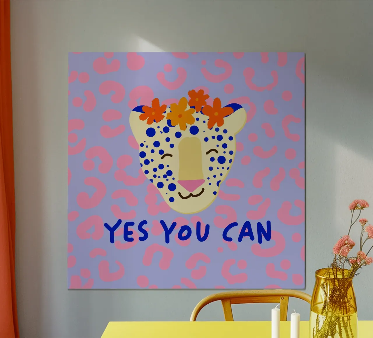Yes you can, Leopard 1 carta hahnemühle da Julia Reyelt