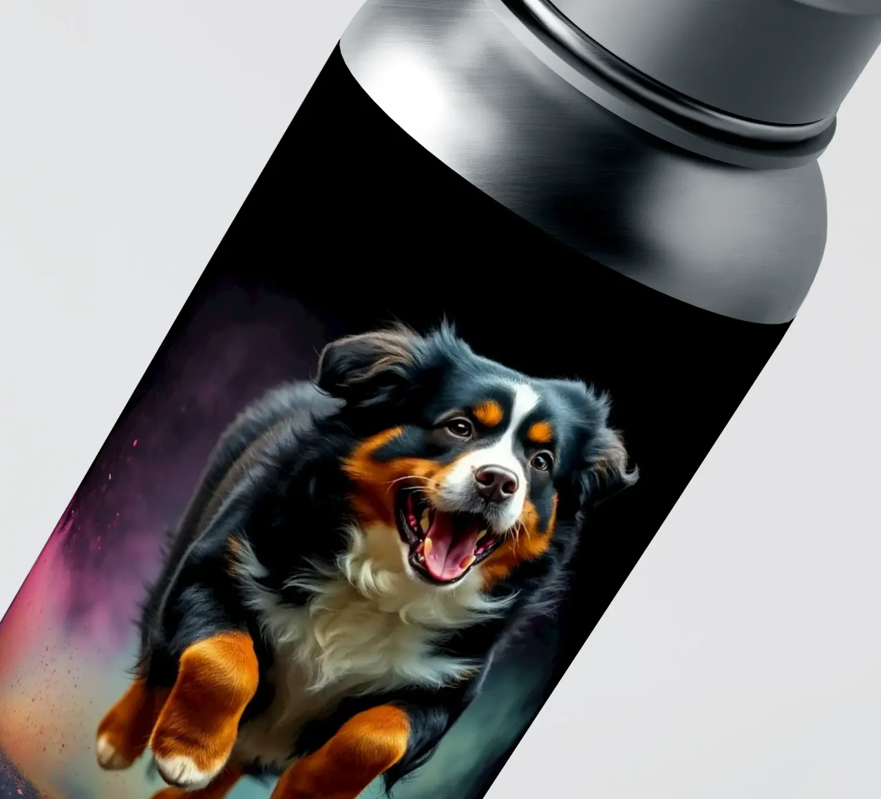 The colorful Bernese Mountain Dog #37 sticker by Yumis.Beargang.and.Me