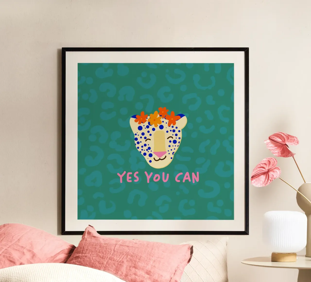 Yes you can, Leopard 2 carta hahnemühle da Julia Reyelt