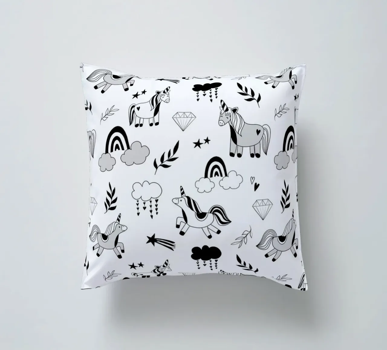 Funny Unicorn cuscino da Sabrina Ziegenhorn