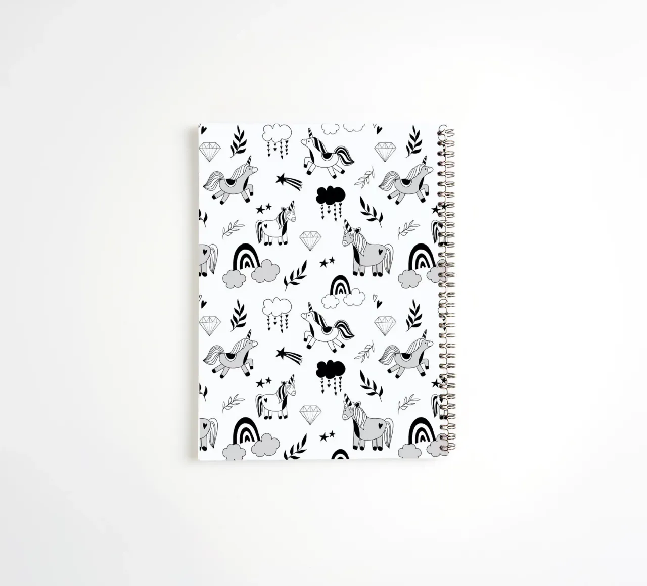 Funny Unicorn spiral notebook by Sabrina Ziegenhorn